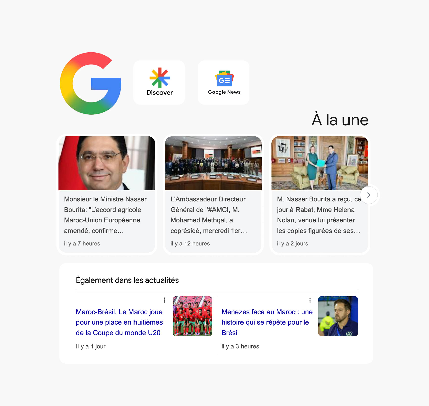Référencement Google pour articles de presse au Maroc